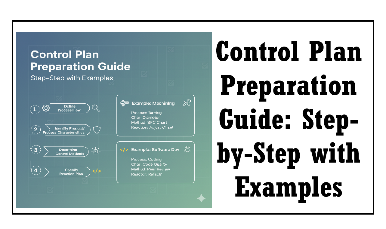 Control Plan Preparation Guide: Step-by-Step with Examples